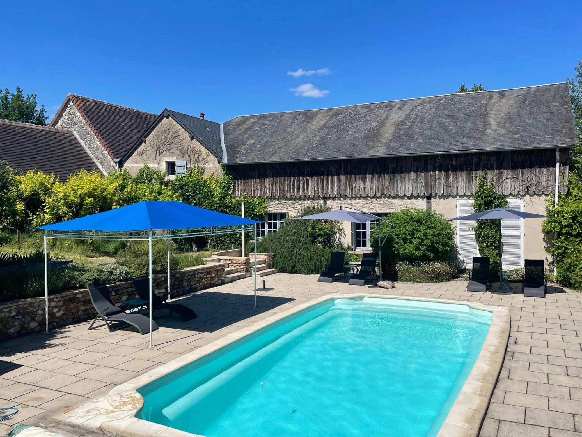 Les Bertaulieres Bed & Breakfast Bossay-sur-Claise Exterior photo